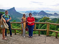 Rio de Janeiro - Blick auf Corcovado und Zuckerhut