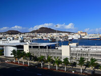 Blick auf den Hafen von Las Palmas