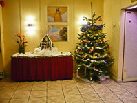 Weihnachtsdekoration an Bord