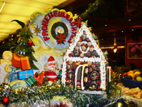 Weihnachtsdekoration an Bord