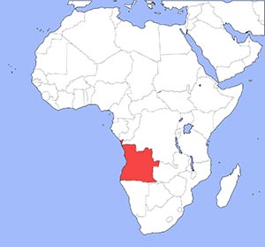 Lage Angola Lage Angola