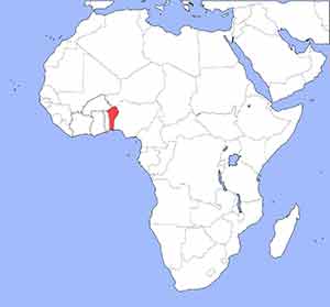 Lage Benin Lage Benin