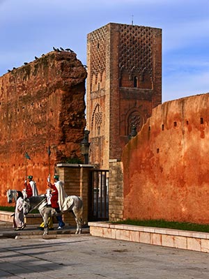 Am Hassanturm in Rabat Am Hassanturm in Rabat