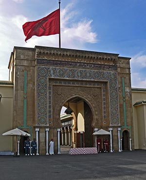 Der Königspalast in Rabat Der Königspalast in Rabat