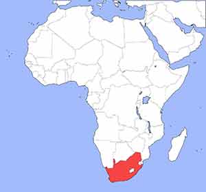 Lage Südafrika Lage Südafrika