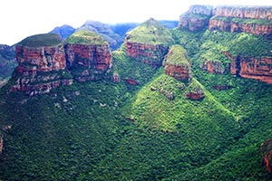 Die Rondafeln am Blyde River Canyon