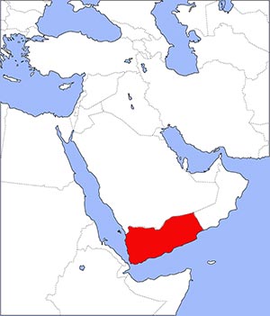 Lage Jemen