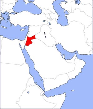 Lage Jordanien Lage Jordanien
