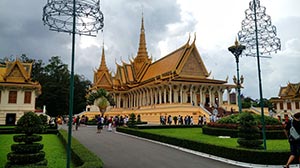 Der Königspalast in Phnom Penh Der Königspalast in Phnom Penh