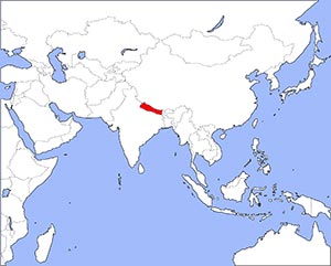 Lage Nepal Lage Nepal