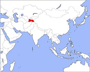 Lage Tadschikistan Lage Tadschikistan