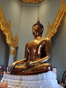 Der Goldene Buddha im Wat Trimitr Der Goldene Buddha im Wat Trimitr