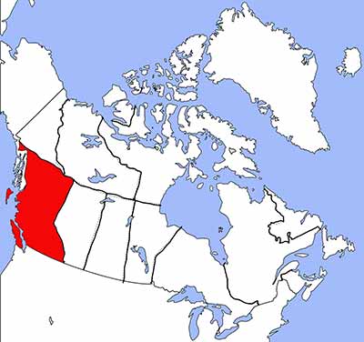 Lage British Columbia Lage British Columbia