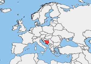 Lage Bosnien und Herzegowina Lage Bosnien und Herzegowina