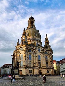 Die Frauenkirche in Dresden Die Frauenkirche in Dresden