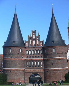 Das Holstentor in Lübeck