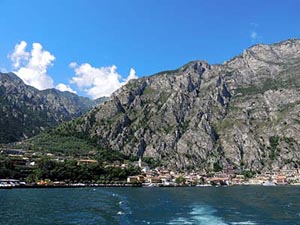 Gardasee - Blick auf Limone Gardasee - Blick auf Limone