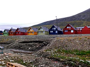 Longyearbyen auf Spitzbergen