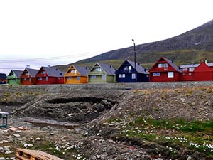 Longyearbyen auf Spitzbergen Longyearbyen auf Spitzbergen