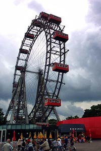 Wien - Das Riesenrad im Prater Wien - Das Riesenrad im Prater