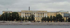 Auf der Newa in St. Petersburg