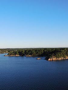 Die Schärenlandschaft vor Stockholm