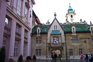 Eines der Museen in Bratislava Eines der Museen in Bratislava