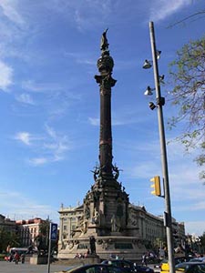 Barcelona - Die Kolumbus-Statue Barcelona - Die Kolumbus-Statue