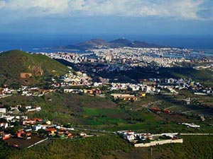 Blick auf Las Palmas de Gran Canaria