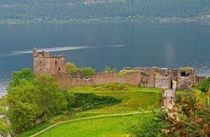 Urquhart Castle am Loch Ness Urquhart Castle am Loch Ness