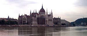 Das ungarische Parlamentsgebäude