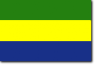 Flagge Gabun Flagge Gabun