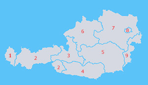Karte Österreich Karte Österreich