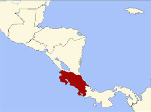 Lage Costa Rica