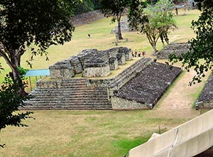 Der Ballspielplatz in Copán Der Ballspielplatz in Copán