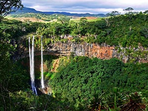 Chamarel-Wasserfall