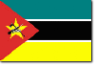 Flagge Mosambik Flagge Mosambik