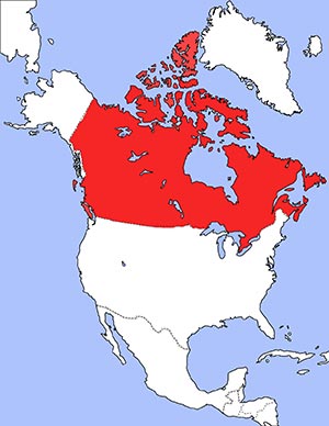 Lage Kanada Lage Kanada
