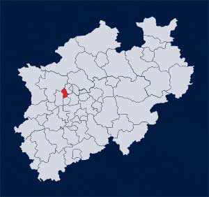 Lage kreisfreie Stadt Oberhausen Lage kreisfreie Stadt Oberhausen