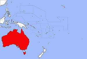 Lage Australien Lage Australien