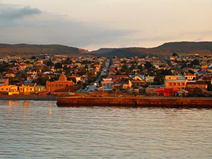 Punta Arenas in der Morgensonne