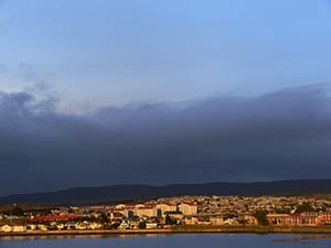 Punta Arenas in der Morgensonne