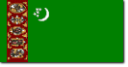 Flagge Turkmenistan Flagge Turkmenistan