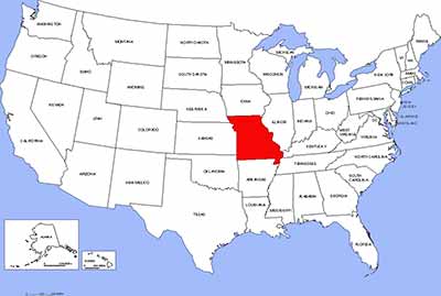 Lage Missouri Lage Missouri