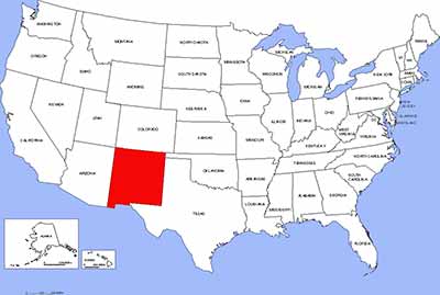 Lage New Mexico Lage New Mexico