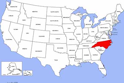 Lage North Carolina Lage North Carolina