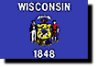 Flagge Wisconsin Flagge Wisconsin