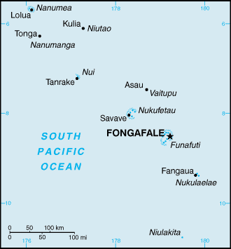 Karte von Tuvalu Karte von Tuvalu